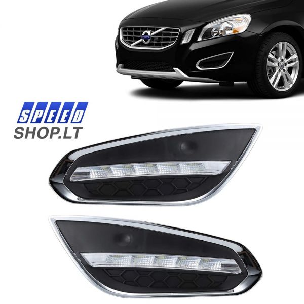 VOLVO S60 V60 LED dienos šviesos žibintai